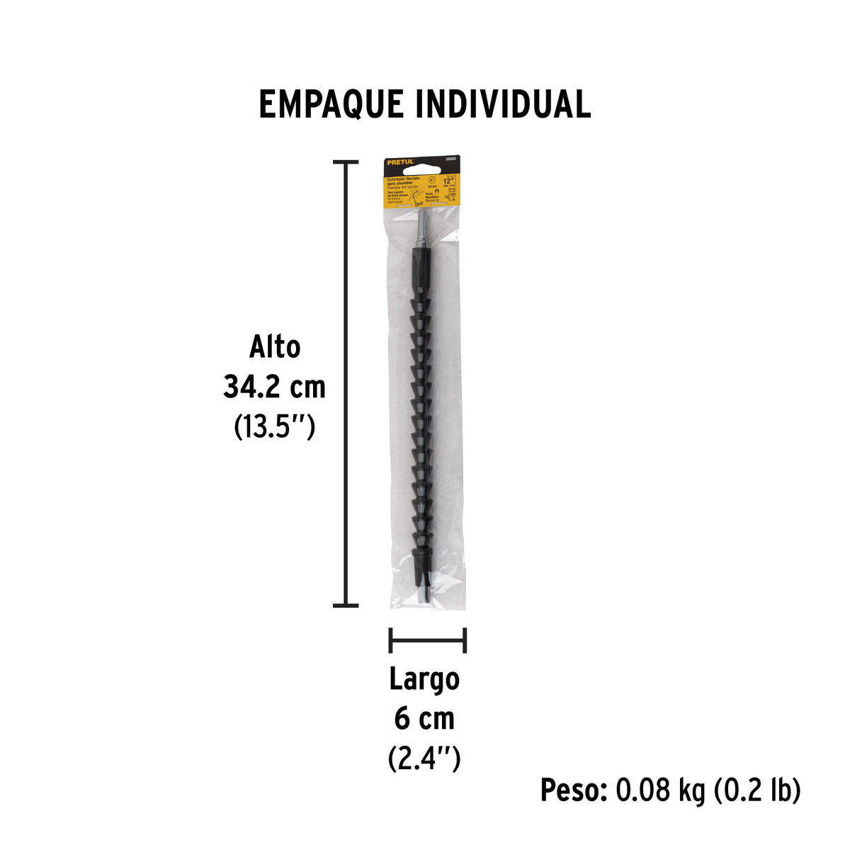 Extensión 12" flexible, para atornillar · vista 5
