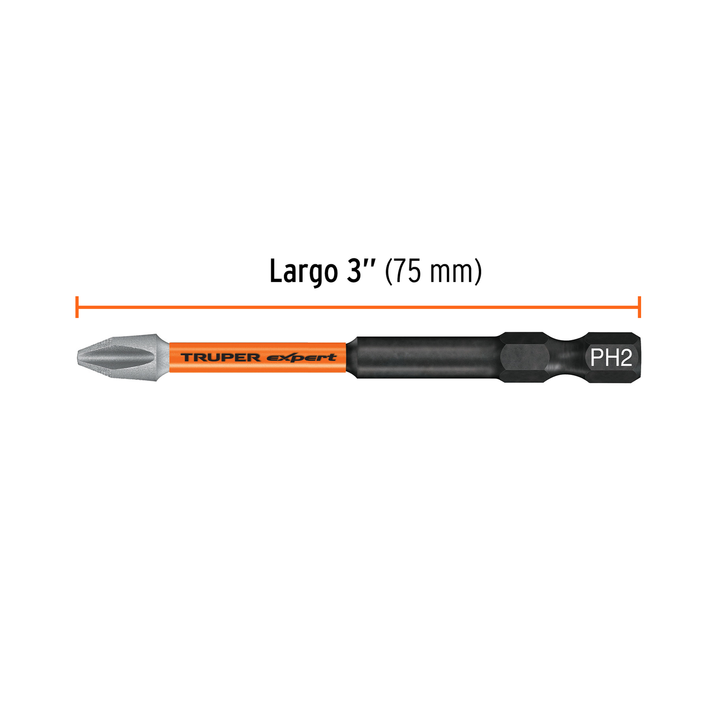 Puntas de Cruz PH2 de 3" Estuche con 5 unidades
