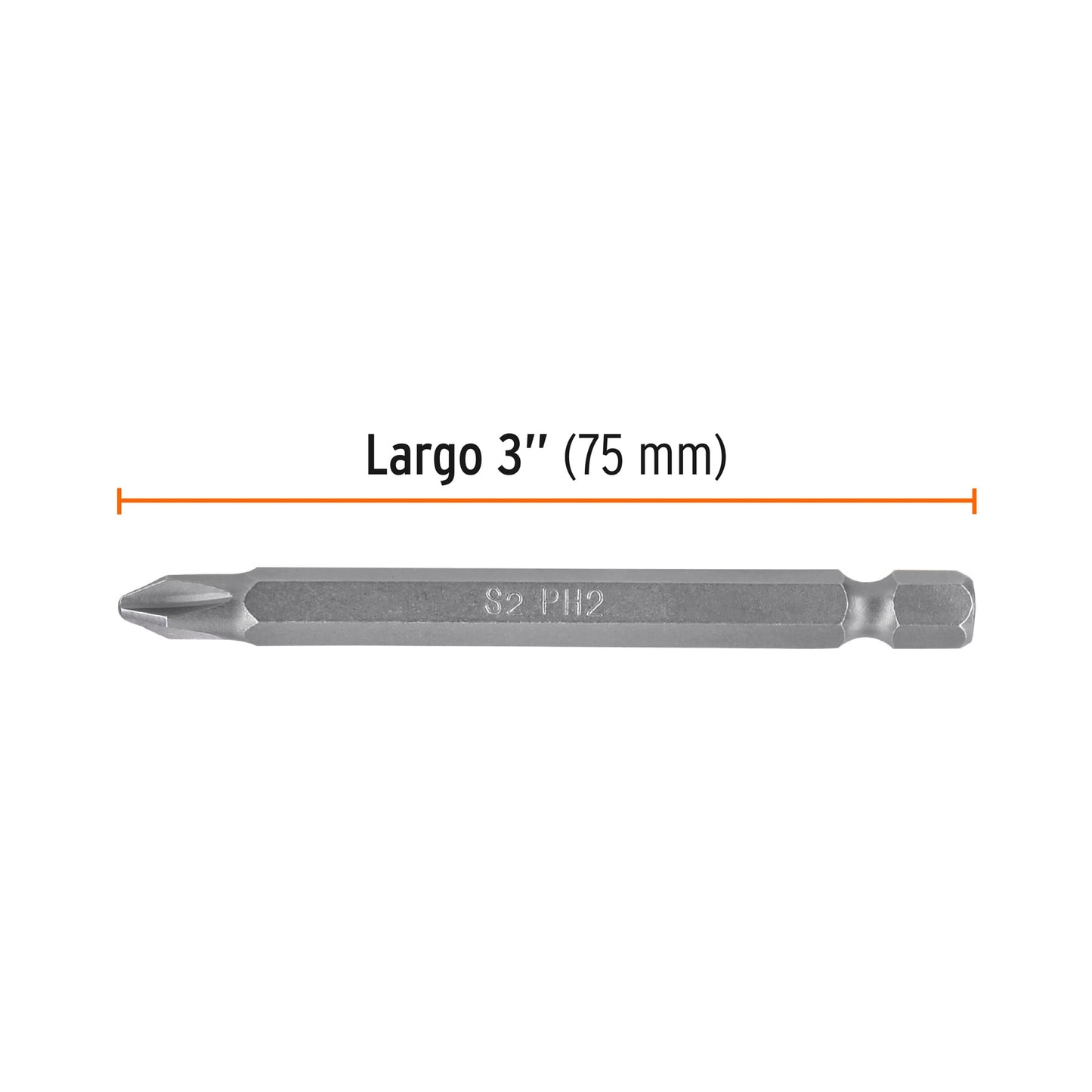 Puntas de Cruz PH2 Extra Largas Estuche con 5 unidades