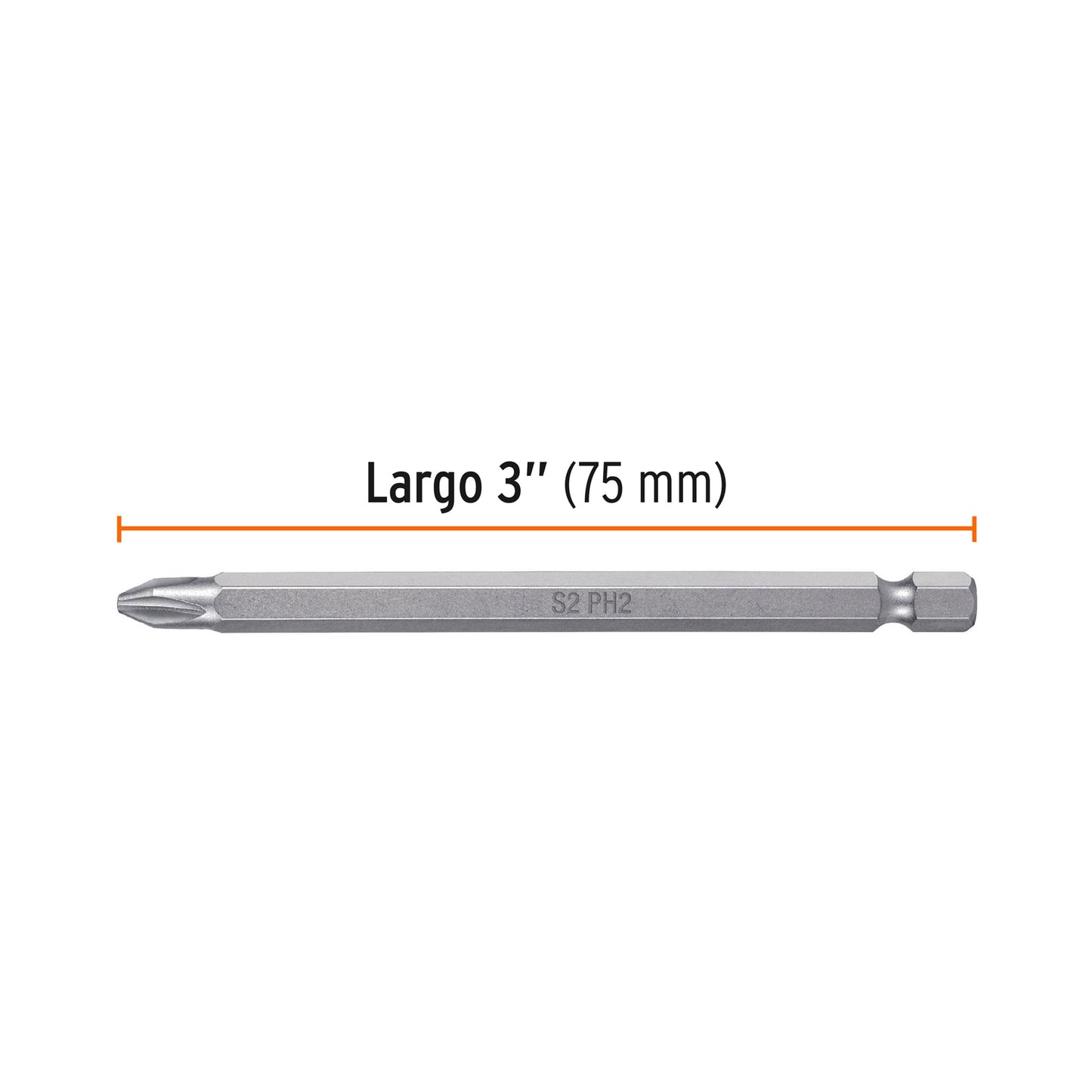 Puntas de Cruz PH2 de 4"  Estuche con 5 unidades