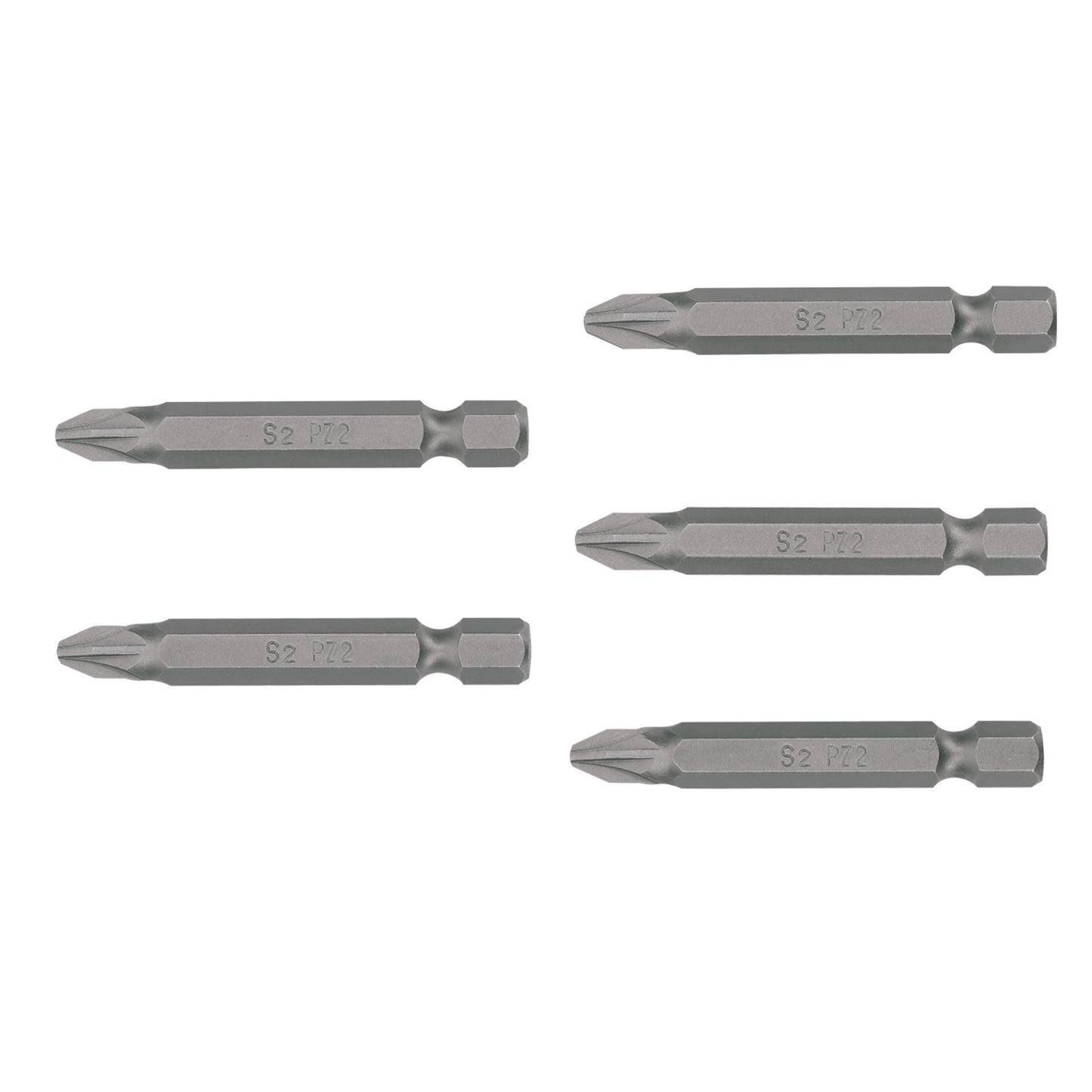 Puntas Pozidriv PZ2 Largas Estuche con 5 unidades