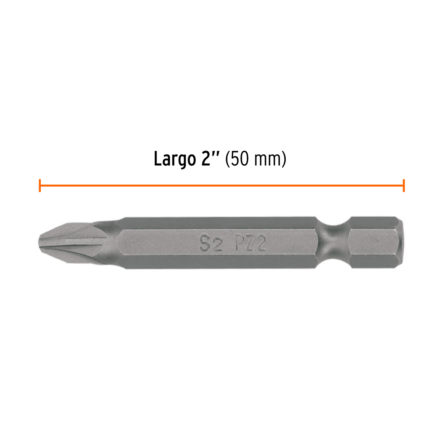 Puntas Pozidriv PZ2 Largas Estuche con 5 unidades