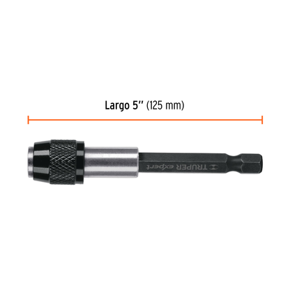 Extensión Magnética de 5" para Puntas  Cambio Rápido