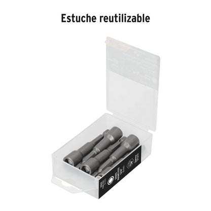 Dados Magnéticos de 5/16" Estuche con 5 unidades