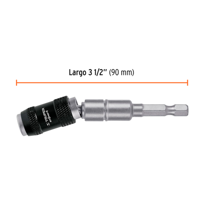 Extensión Magnética Articulada de 3 1/2" para Puntas
