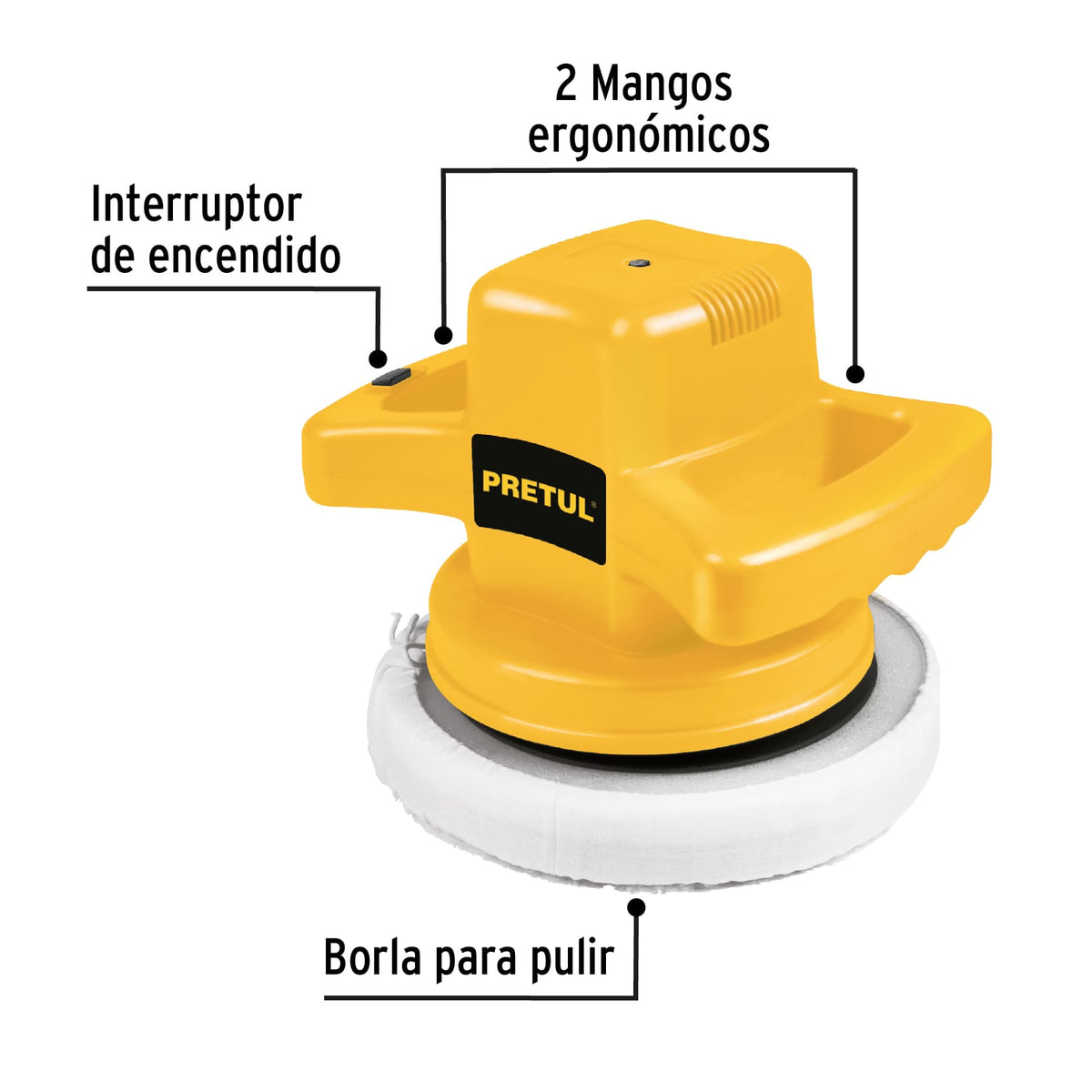Pulidora roto-orbital 10 pulg 110W - SKU 26400