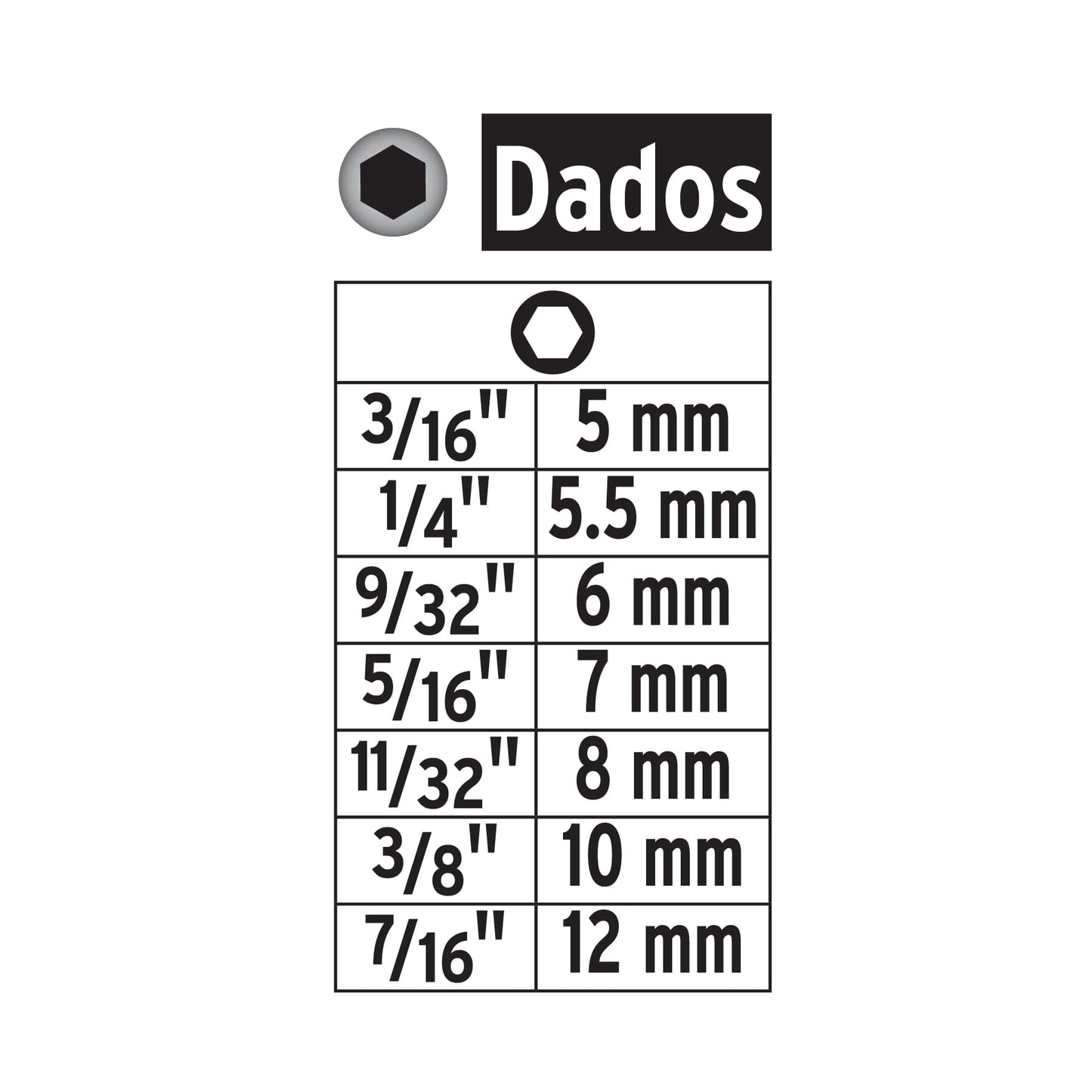 Juego de 14 Dados Magnéticos para Taladro