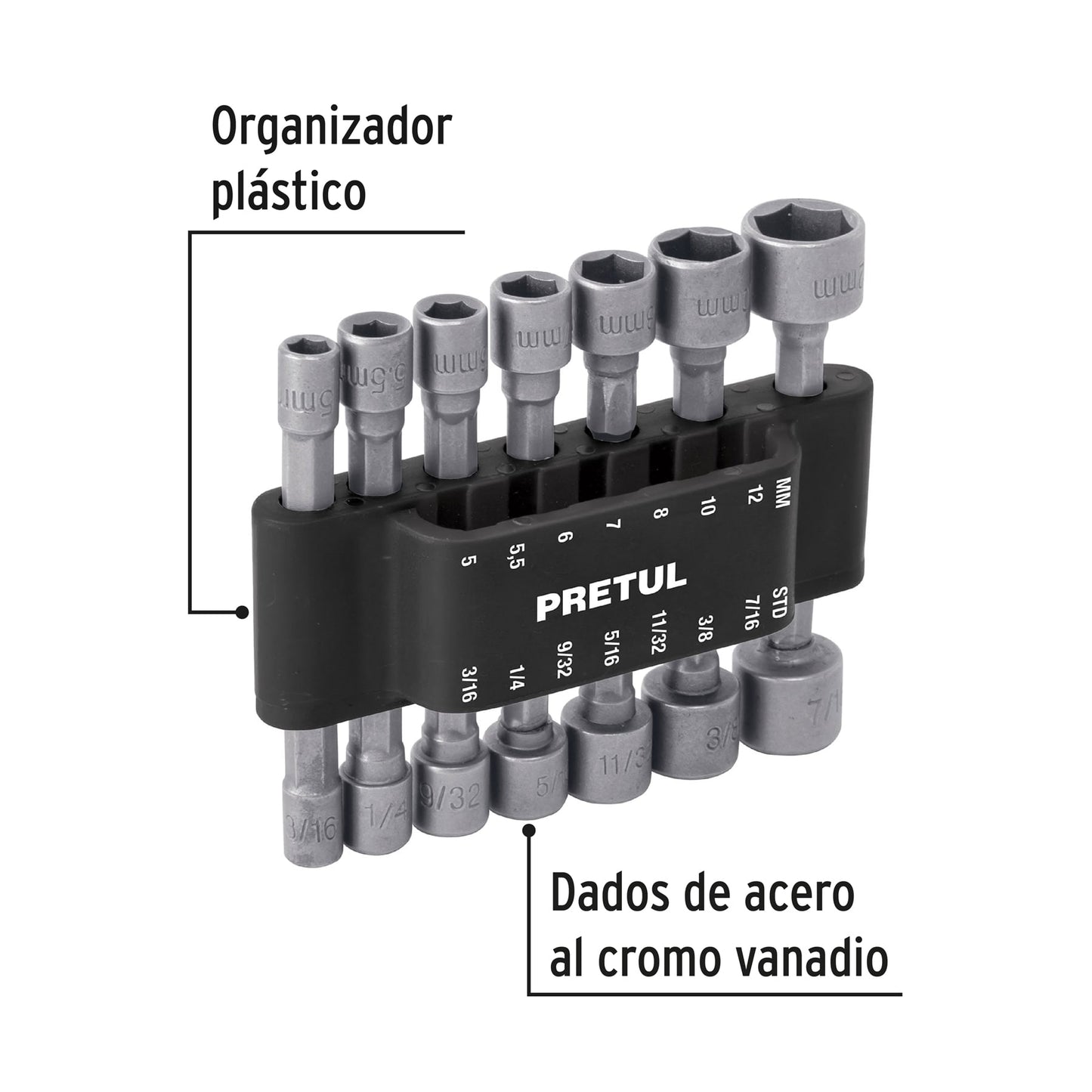Juego de 14 Dados para Taladro