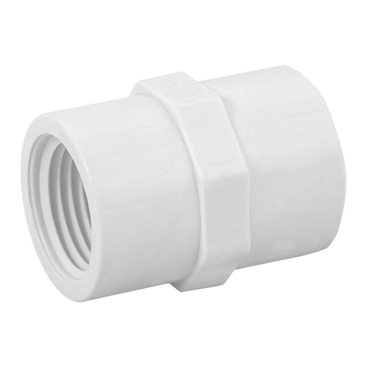 Adaptador hembra de PVC cédula 40 de 1/2 pulgada con rosca NPT