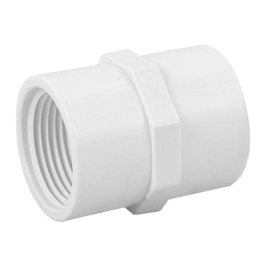 Adaptador hembra de PVC cédula 40 de 1 pulgada con rosca NPT