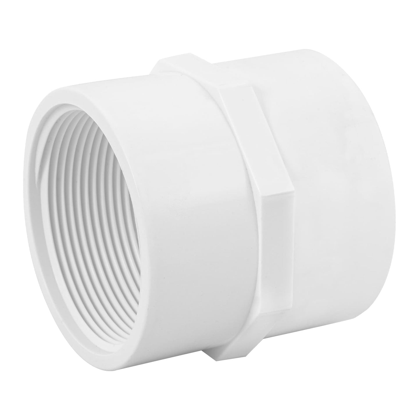 Adaptador hembra de PVC cédula 40 de 2 pulgadas con rosca NPT