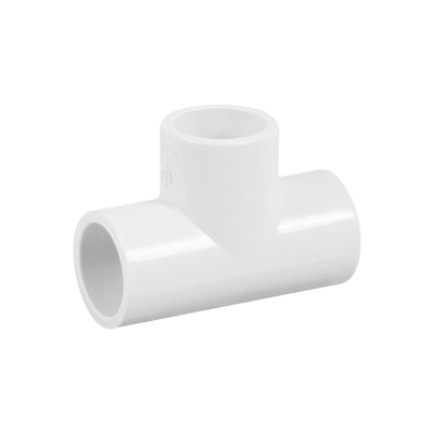 Tee sencilla de PVC cédula 40 de 1/2 pulgada para tubería