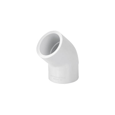 Codo de PVC de 3/4 pulgada a 45 grados