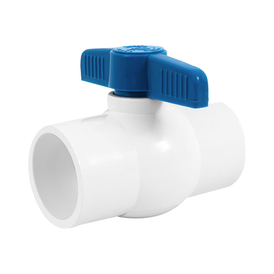 Válvula de esfera de PVC de 2 pulgadas para cementar con maneral de ABS