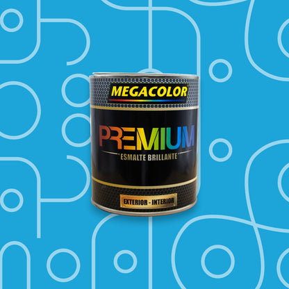 Esmalte Premium Megacolor con acabado brillante