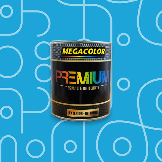 Esmalte Premium Megacolor con acabado brillante