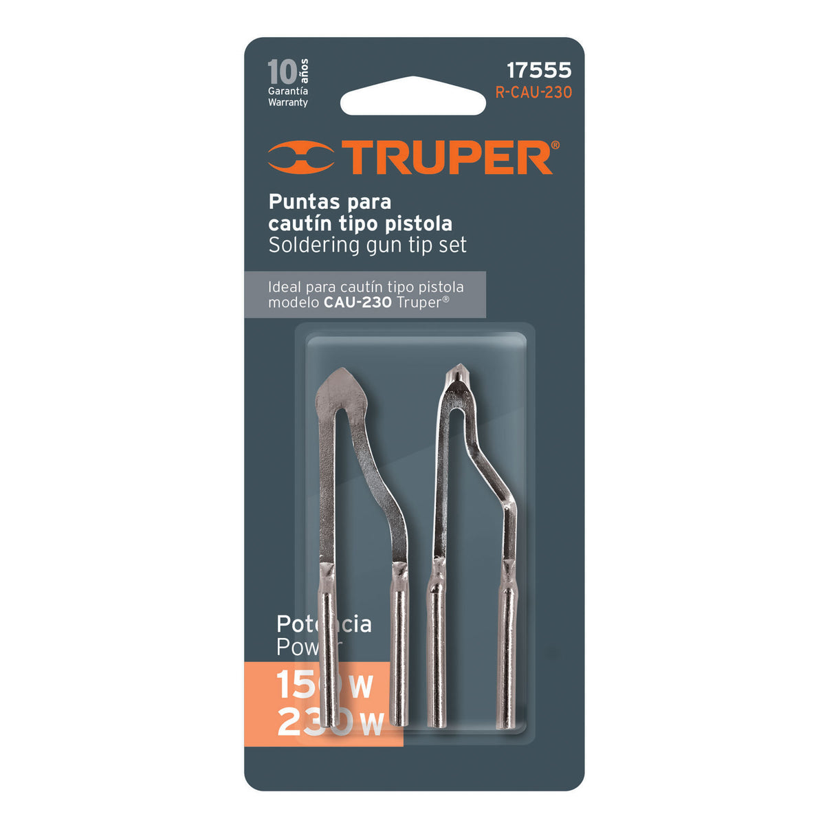 Blister con 2 puntas para cautin CAU-230 - SKU 17555