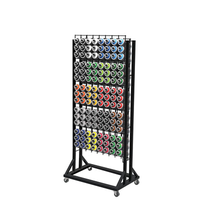 Rack para 120 pinturas en aerosol