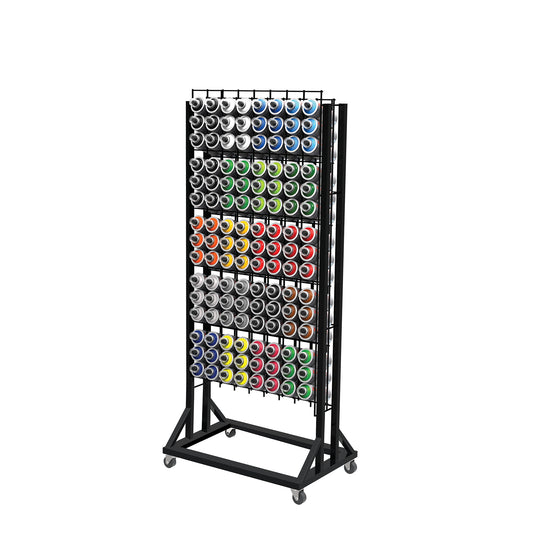 Rack para 120 pinturas en aerosol