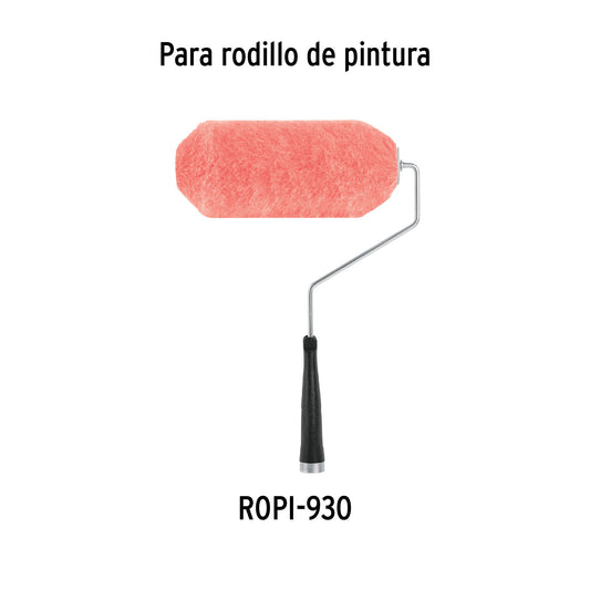 Felpa para rodillo de 9 pulgadas por 1 1/4 para superficies extrarrugosas