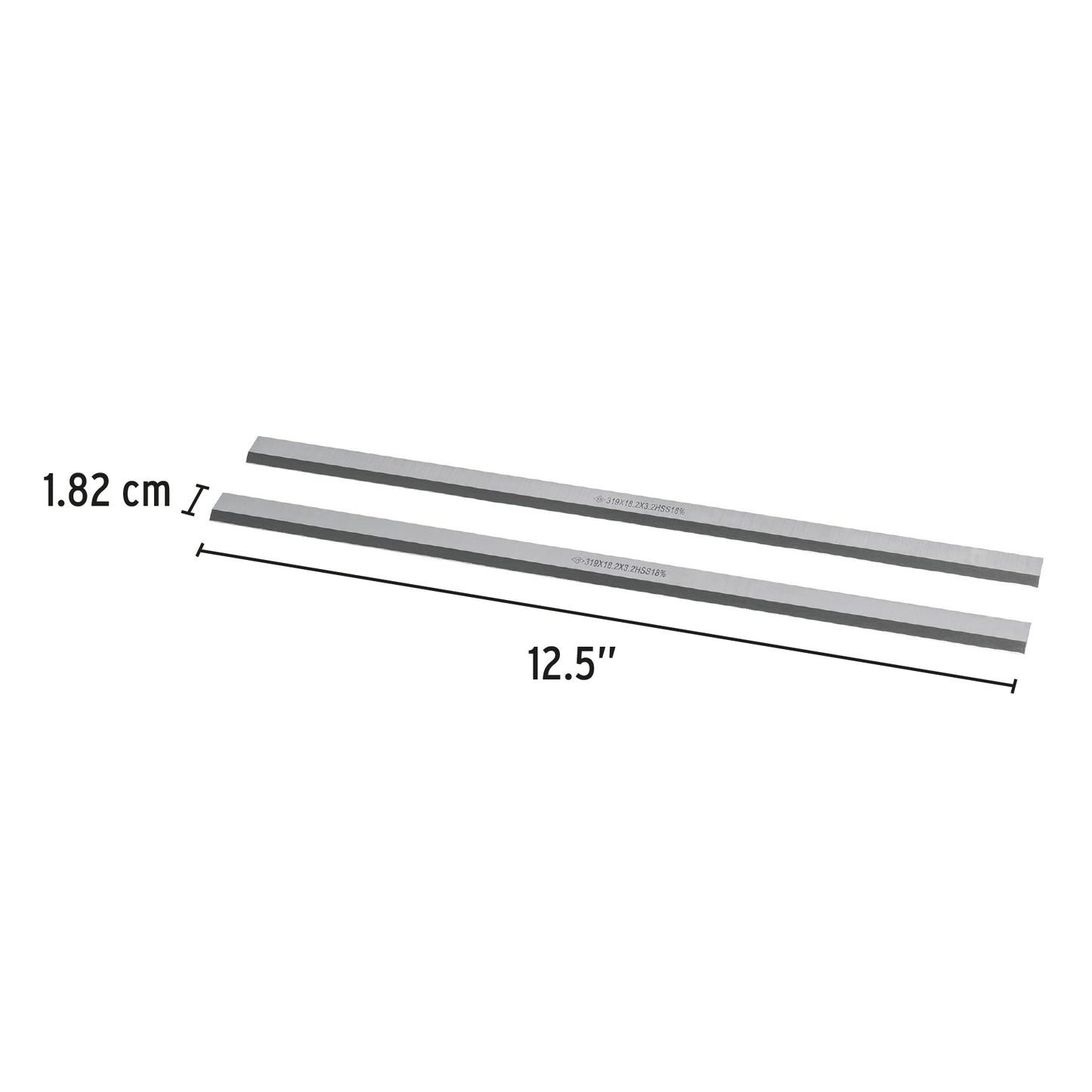 Blister con 2 cuchillas HSS CEP-12 - SKU 16243