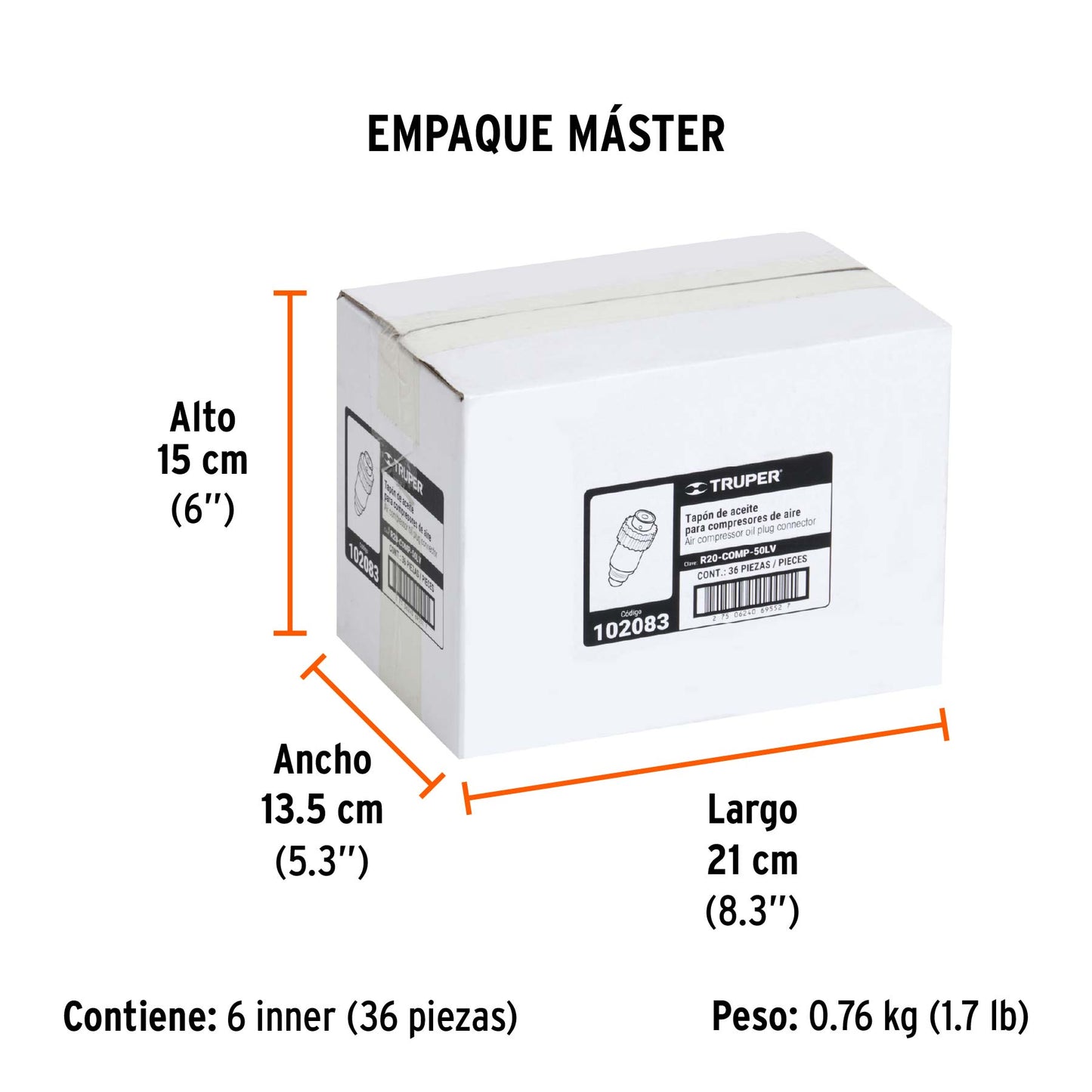 Tapon de aceite para compresores Grupo - SKU 102083