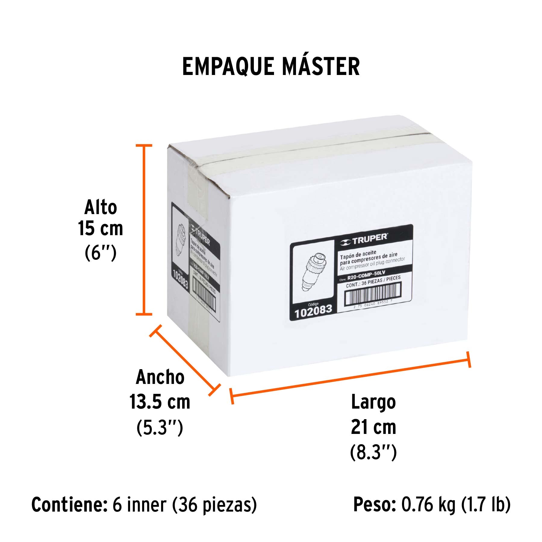 Tapon de aceite para compresores Grupo - SKU 102083