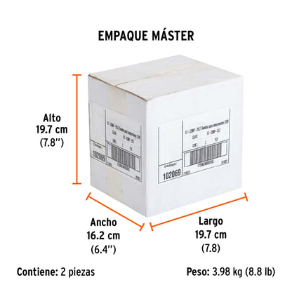 2 ruedas 1-3/8 pulg para compresores Grupo - SKU 102069