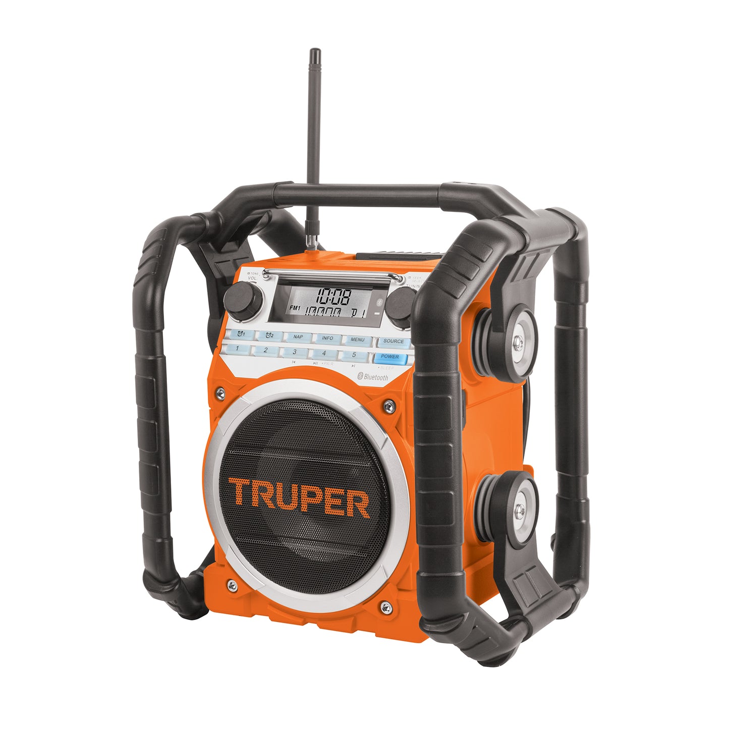 Radio digital de uso rudo con Bluetooth y puerto USB