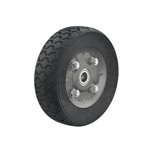 Rueda de hule sólido de 7" para diablo con doble balero