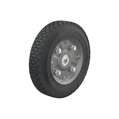 Rueda de hule sólido de 8" para diablo con doble balero