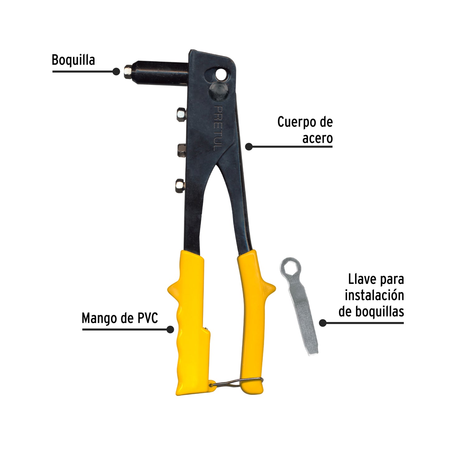 Remachadora Manual de 10"