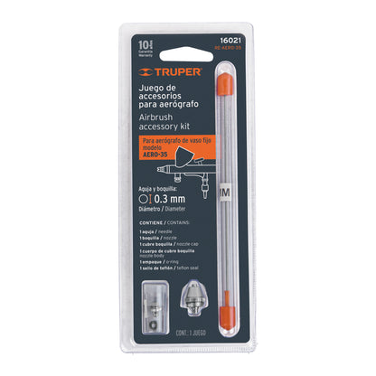 Kit 5 accesorios para aerógrafo AERO-35