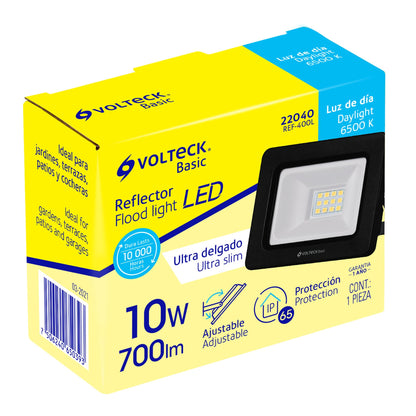 Reflector LED para exteriores de 10 W con luz de día
