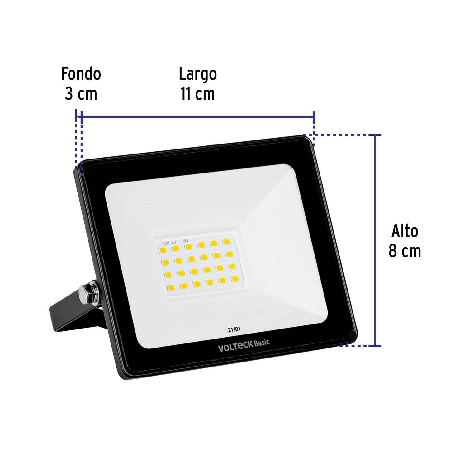 Reflector LED para exteriores de 20 W con luz de día