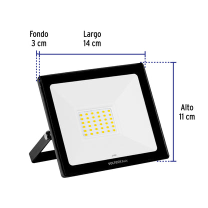 Reflector LED para exteriores de 30 W con temperatura de color 6 500 K