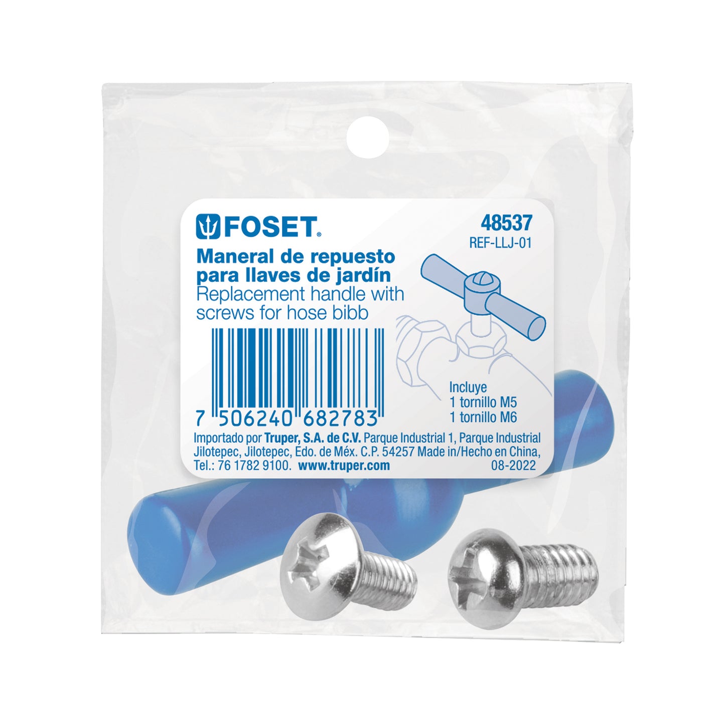 Repuesto de maneral metálico para llaves de jardín