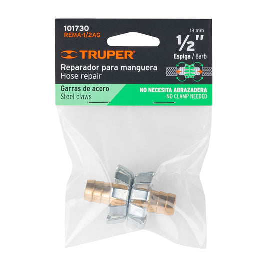 Reparador de aluminio 1/2pulg. tipo garra para