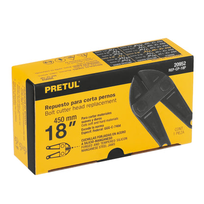 Cuchillas de repuesto para cortapernos de 18 pulgadas con acero al cromo manganeso