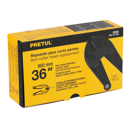 Cuchillas de repuesto para cortapernos de 36 pulgadas con acero al cromo manganeso