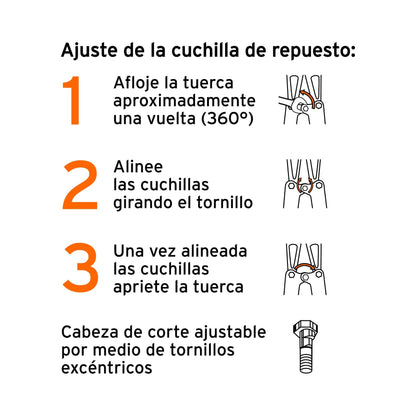 Cuchillas repuesto para cortapernos 36 pulg.