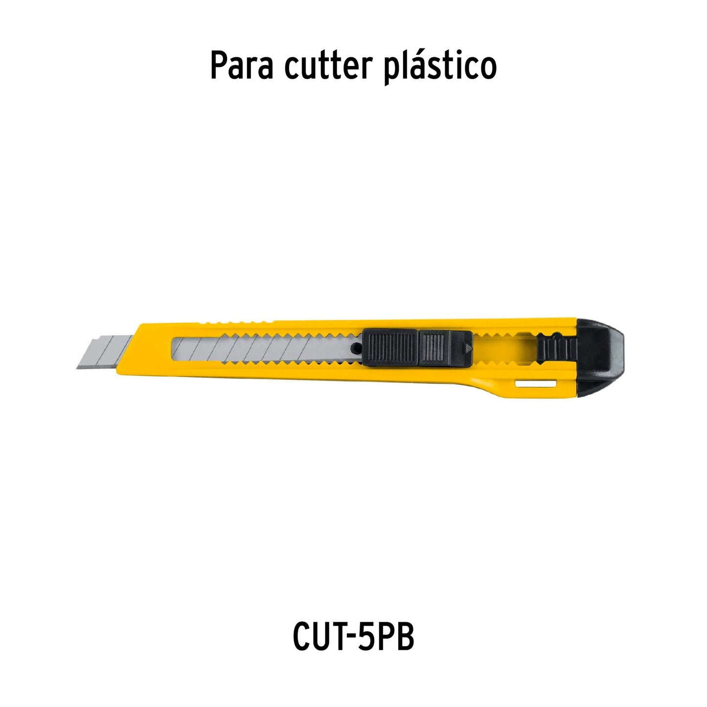 Estuche con 10 cuchillas de 9 mm para cutter