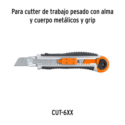 Estuche con 10 cuchillas de 18 mm para cutter