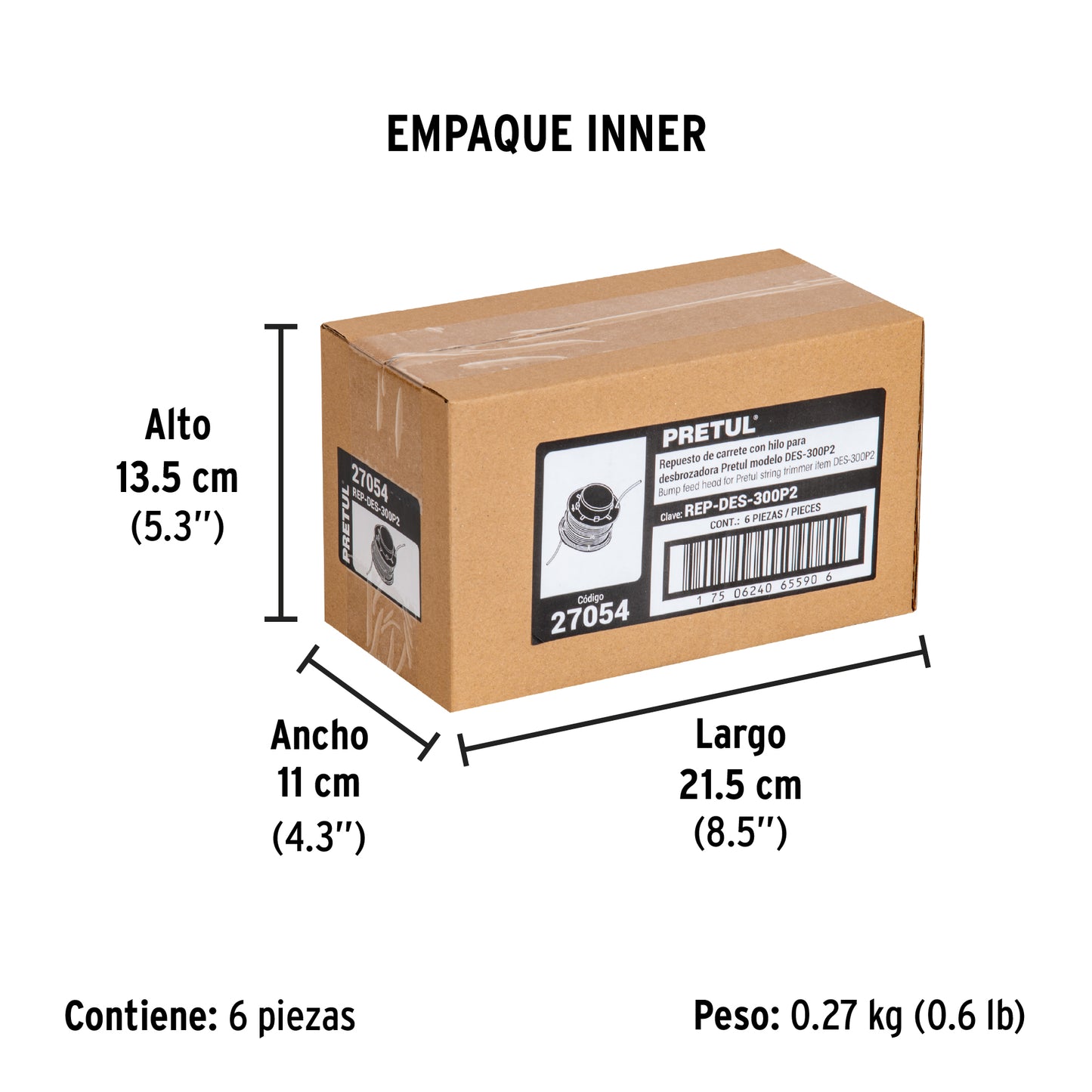 Repuesto de carrete con hilo para DES-300P2/P3 - SKU 27054