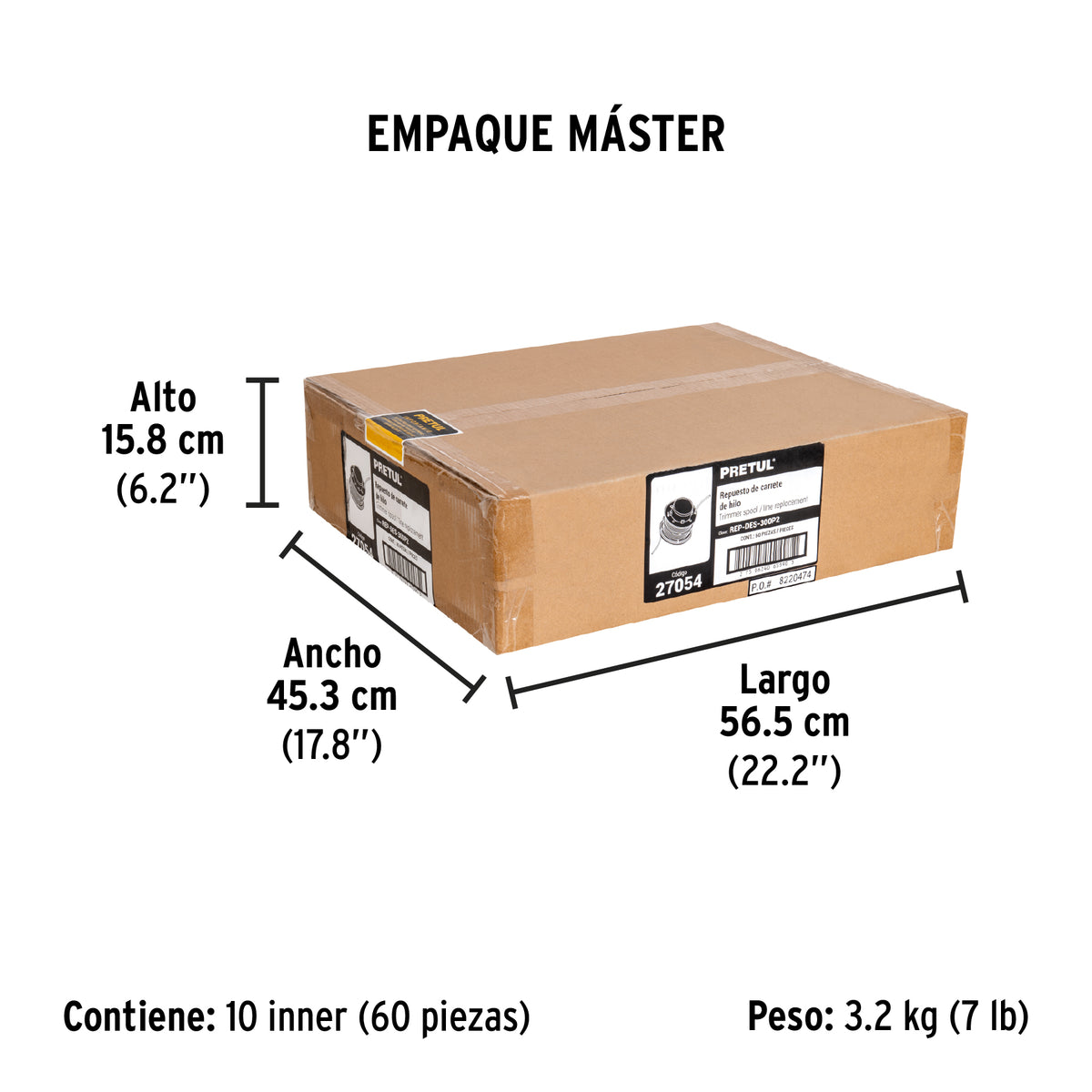 Repuesto de carrete con hilo para DES-300P2/P3 - SKU 27054