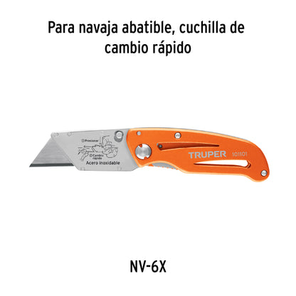 Dispensador con 10 cuchillas para navaja