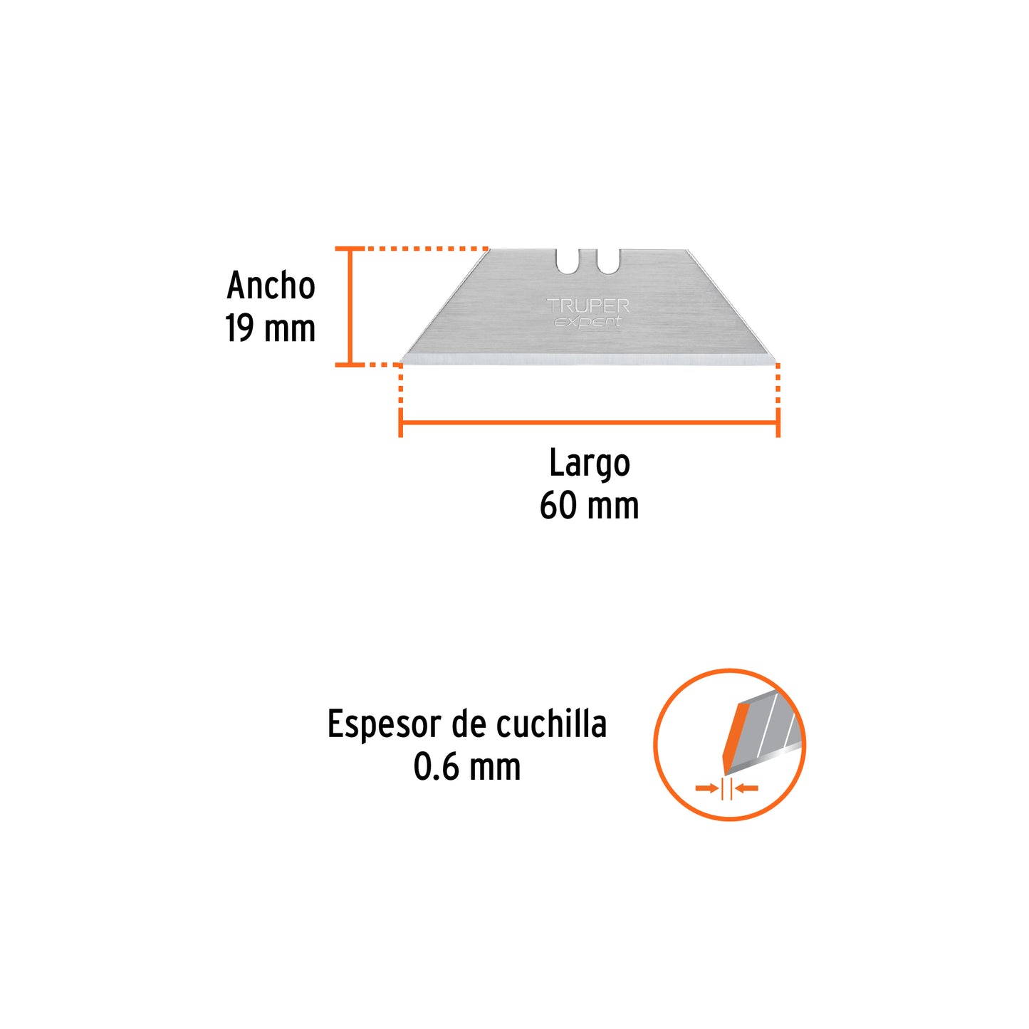 Dispensador con 10 cuchillas para navaja