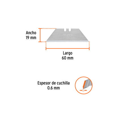 Dispensador con 10 cuchillas para navaja
