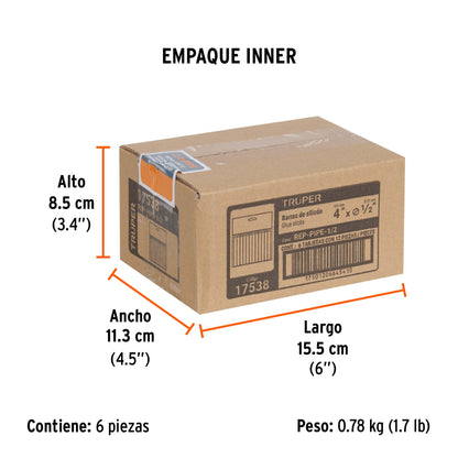 Blíster con 12 barras de silicón de repuesto para PIPE-1/2 · vista 4