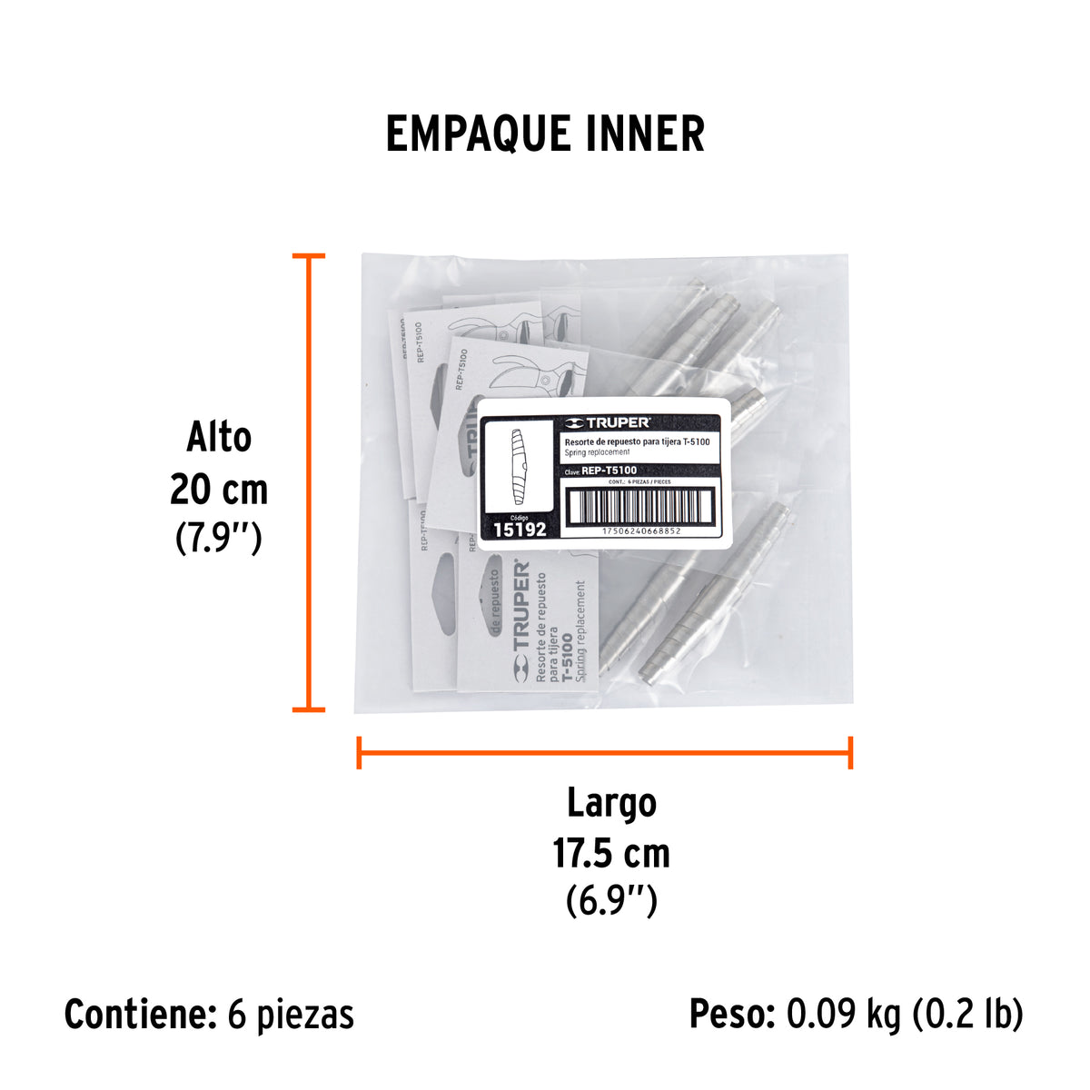 Resorte para tijera T-5100 - SKU 15192